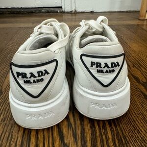 Prada Calzature Donna White (Platform Sneakers)
